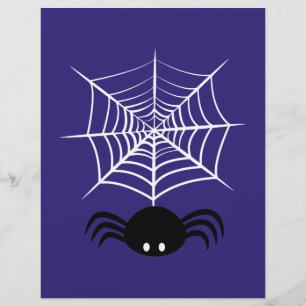Halloween-Spindelnät Reklamblad