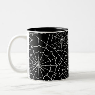 halloween-spindelnät Två-Tonad mugg