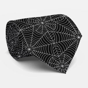 Halloween-Spindelnätet på Black Mönster Slips