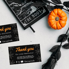 Halloween-Spindelnätets Tack, Affärskort Tilläggskort