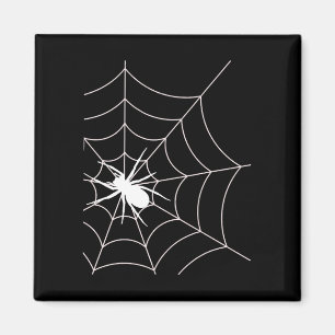Halloween - Spindelnäts- graviditetsmeddelande Magnet