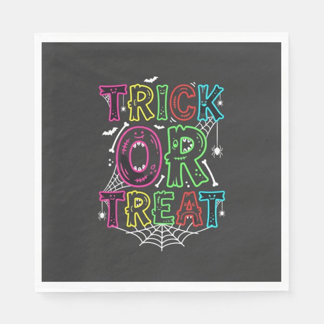 Halloween-spindelnätsdesign_1 Pappersservett (Framsidan)