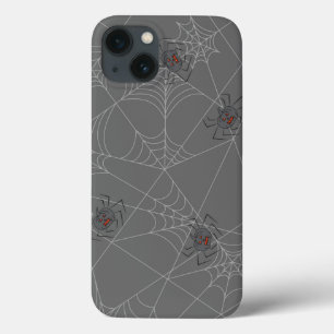 Halloween spinders webben och pumpor