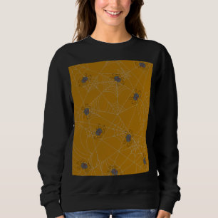 Halloween spinders webben och pumpor t shirt