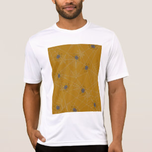 Halloween spinders webben och pumpor t shirt