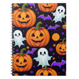 Halloween spiral bärbar dator anteckningsbok