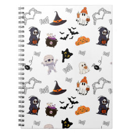 Halloween Spiral-bunden bärbar dator Anteckningsbok
