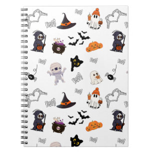 Halloween Spiral-bunden bärbar dator Anteckningsbok