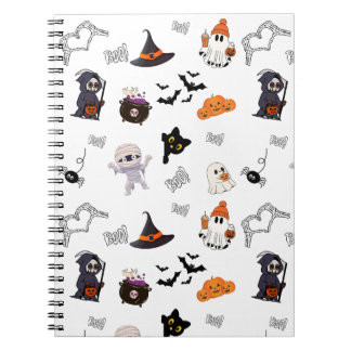 Halloween Spiral-bunden bärbar dator Anteckningsbok