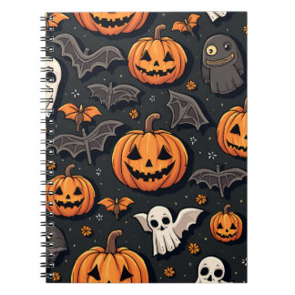 Halloween Spiral-fotopatbok Anteckningsbok
