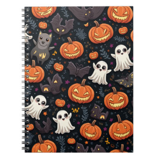 Halloween Spiral-fotopatbok Anteckningsbok