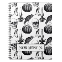 Halloween Spiralblock – Vintage Gotisk