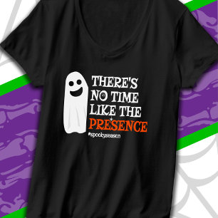 Halloween Spirit Lycklig Ghost Funny Halloween T Shirt