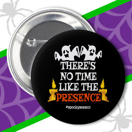 Halloween Spirit Scary Spöken Funny Halloween Knapp