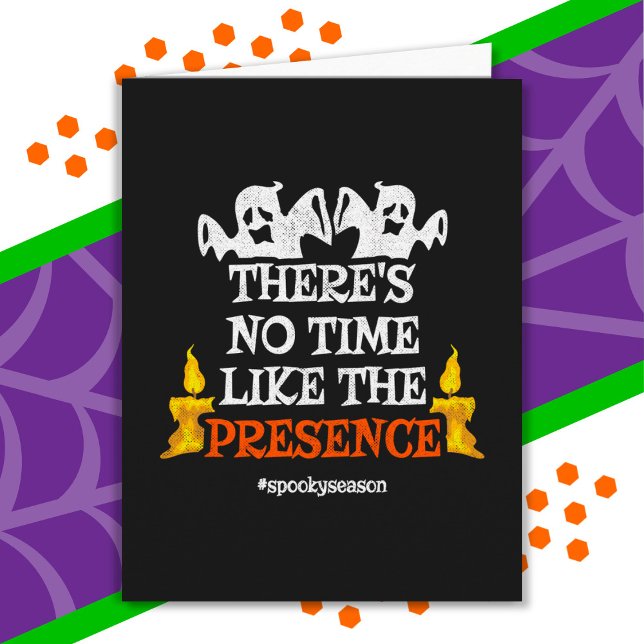 Halloween Spirit Scary Spöken Funny Halloween Kort (Skapare uppladdad)