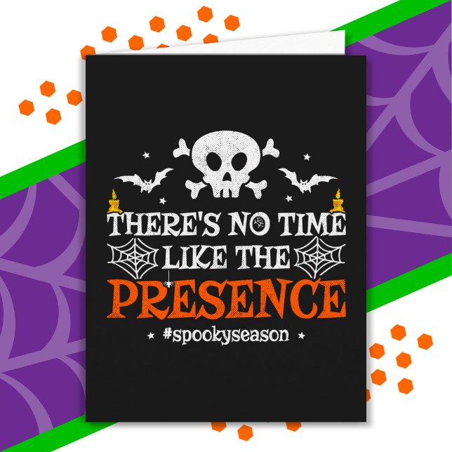 Halloween Spirit Skull Crossbone Funny Halloween Kort (Skapare uppladdad)