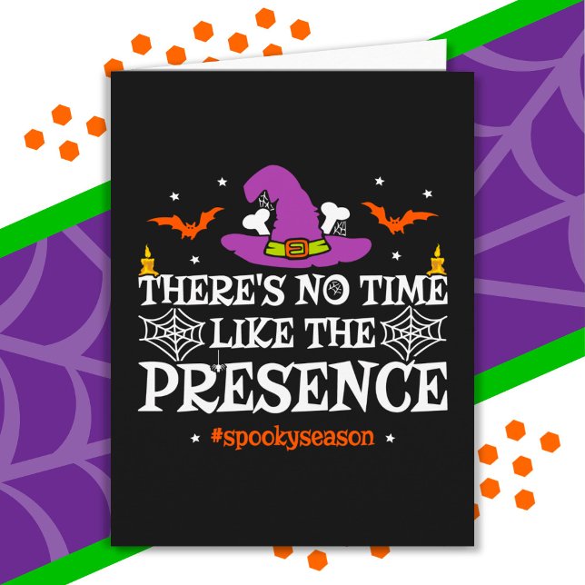 Halloween Spirit Spooky Witch Hat Funny Halloween Kort (Skapare uppladdad)