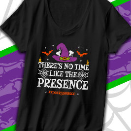 Halloween Spirit Spooky Witch Hat Funny Halloween T Shirt