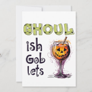 Halloween Spirits Cocktails Ghoulish Goblets Meddelande