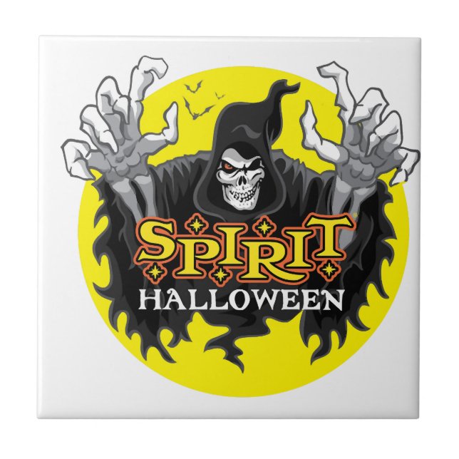 Halloween-spirits Kakelplatta (Framsidan)