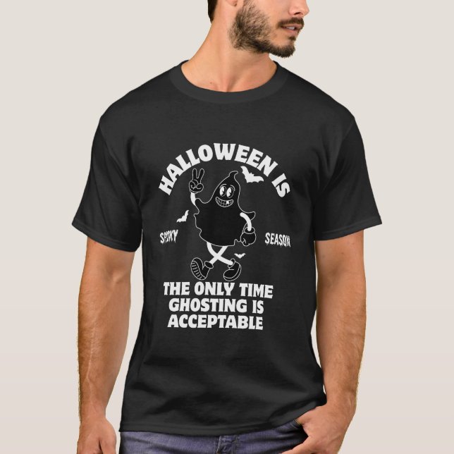Halloween-spjutning T Shirt (Framsida)