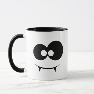 Halloween spök ansikte mugg
