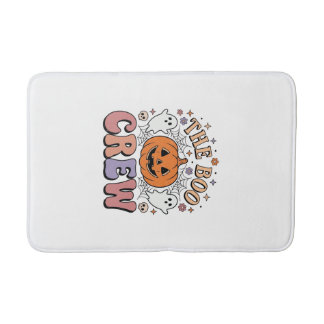 Halloween Spök Boo Besättning Söt Kuslig Vintage_1 Badrumsmatta