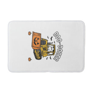 Halloween Spök Boo Dozer Rolig Bulldozer_1 Badrumsmatta