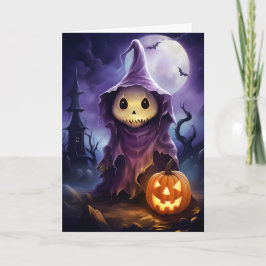Halloween Spök Jack-o'-lantern Illustration Kort
