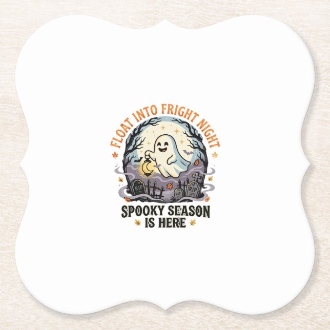 Halloween Spök Månad Parad Underlägg Papper (Framsida)