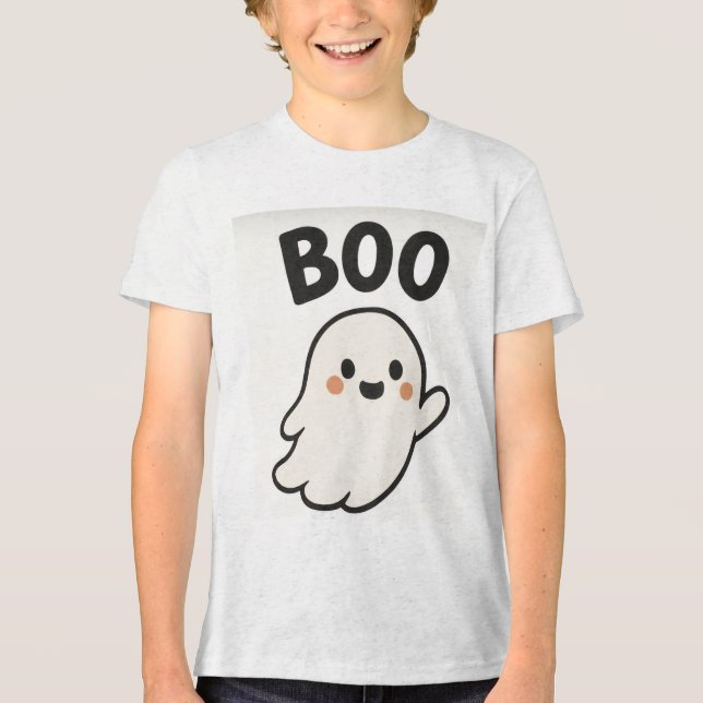 Halloween spök t-shirt  (Framsida)