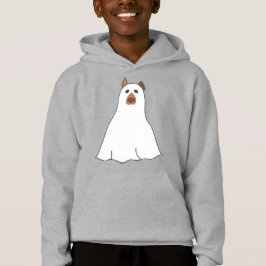 halloween-spökäcklig hund söt t shirt