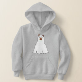 halloween-spökäcklig hund söt t shirt