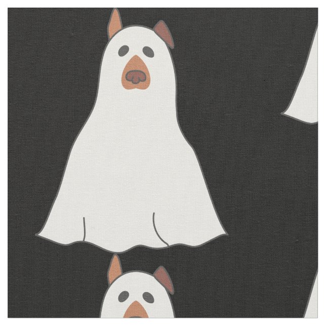 halloween-spökäcklig hund söt tyg (Närbild)