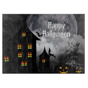 Halloween spökade huset