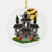 Halloween spökade huset