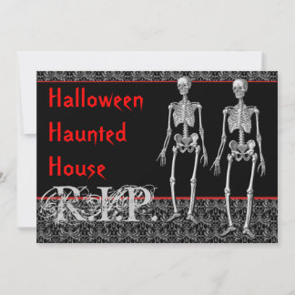 Halloween spökade huslöneförhöjning från deadna inbjudningar