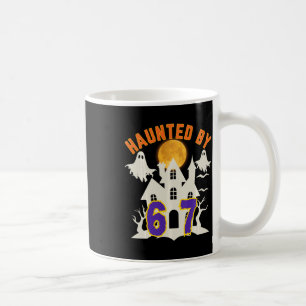 Halloween Spökande Spöke 67 Sex Sju Meme Kaffemugg