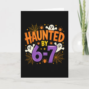 Halloween Spökar 67 Sex Sju Meme 1 (3) Kort