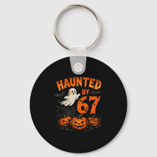Halloween spökar Sex Sju Nummer Gen Alpha Slang Nyckelring