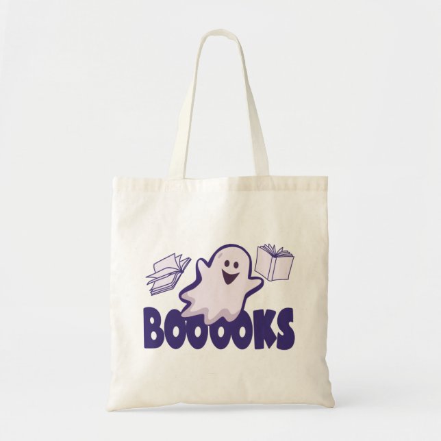 Halloween spökbok tygkasse (Framsidan)