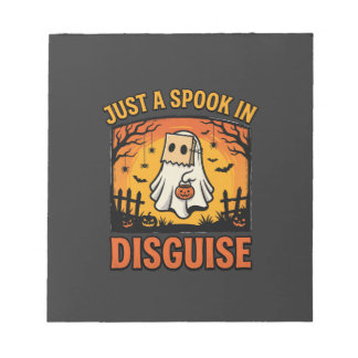 Halloween spökdräkt anteckningsblock