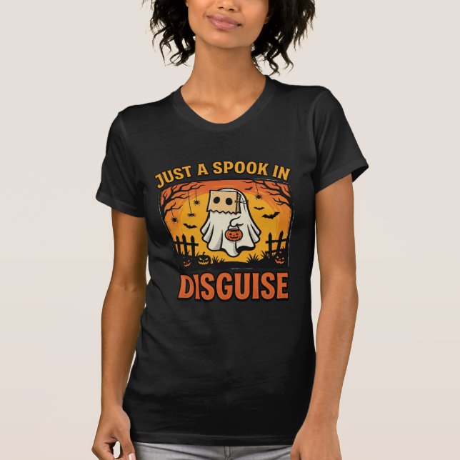 Halloween spökdräkt t shirt (Framsida)