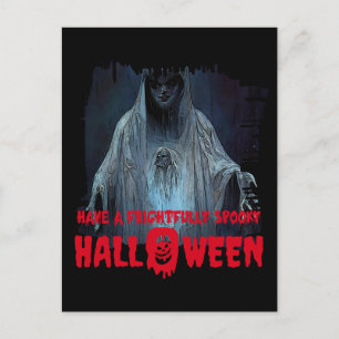 Halloween-spöke fängslande fraser vykort