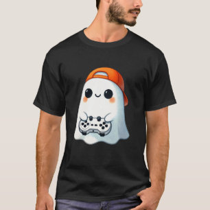 Halloween Spöke Gamer Video Spelande Pojkar Män Ba T Shirt