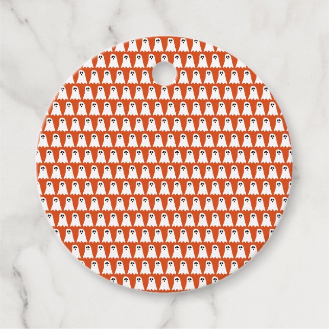 Halloween-spöke Gåvor Etiketter (Framsida)