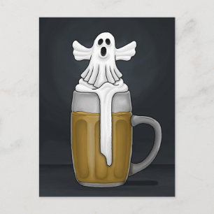 Halloween Spöke Ghost Helg Vykort