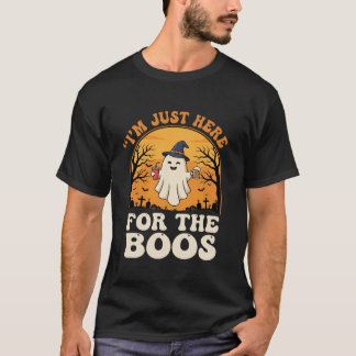 Halloween-spöke här för buarna t shirt