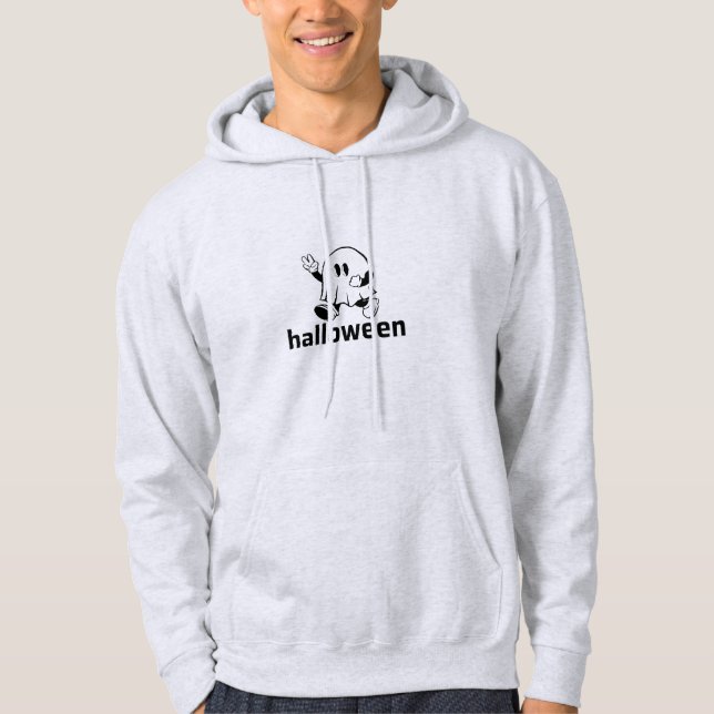 halloween-spöke hoodie (Framsida)