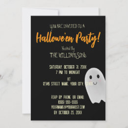 Halloween-spöke Inbjudningar
